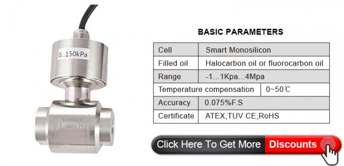 Sensor submarino de la presión diferenciada de la fábrica HPT708 de Holykell